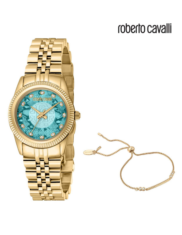 Roberto Cavalli Ladies Watch with Bracelet